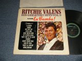 RITCHIE VALENS - HIS GREATEST HITS VOL.2  (VG+++/VG++ EDGE SPLIT, MISSIN PART) / 1964 US AMERICA ORIGINAL MONO Used  LP