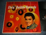 ELVIS PRESLEY -  ELVIS' GOLDEN RECORDS  (Matrix #A)WP-8398-22S  B)WP-8399-16S)(Ex/MINT- TAPE SEAM, PIN HOLE) / 1963-64Version US AMERICA 3rd Press "WHITE TITLE Front Cover"  "WHITE VICTOR logo on Top & MONAURAL at BOTTOM" Label "RE2 at Back Cover's Top"  MONO Used LP