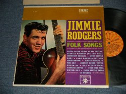 画像1: JIMMIE RODGERS -  FOLK SONGS (Ex++/Ex++ A-1:VG+++) / 1963 US AMERICA ORIGINAL "ORANGE & YELLOW TARGET  Label"  STEREO Used  LP  