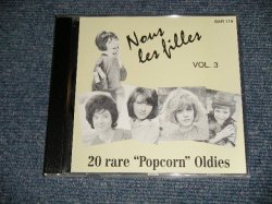 画像1: v.a. Various Omnibus - NOULS "LES LES FILLES VOL.3 : 20 RARE POPCORN OLDIES (MINT-/MINT) / 1994 BELGIUM ORIGINAL Used CD