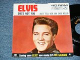 ELVIS PRESLEY - A)She's Not You   B) Just Tell Her Jim Said Hello (Ex++/Ex+) / 1962 US AMERICA ORIGINA Used 7" Single  with PS PICTURE SLEEVE