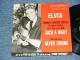 ELVIS PRESLEY With The Jordanaires - A) Such A Night   B)Never Ending (Ex++/MINT-) / 1964 US AMERICA ORIGINA Used 7" Single  with PS PICTURE SLEEVE
