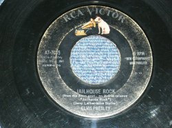 画像1: ELVIS PRESLEY - A)Jailhouse Rock  B)Treat Me Nice (VG++/Ex) / 1957 US AMERICA ORIGINA Used 7" Single 