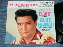 画像1: ELVIS PRESLEY - A)Can't Help Falling In Love   B)Rock-A-EHula Baby (Ex++/Ex+++) / 1961 US AMERICA ORIGINA Used 7" Single  with PS PICTURE SLEEVE