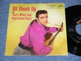 ELVIS PRESLEY With The Jordanaires - A) All Shook Up  B)That's When Your Heartaches Begin (VG+++/MINT- Looks:MINT-, MINT- Looks:MINT-) / 1957 US AMERICA ORIGINA Used 7" Single  with PS PICTURE SLEEVE