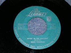 画像1: EDDIE COCHRAN -  A)SITTIN' IN THE BALCONY  B)DARK  LONELY STREET  (Ex++//Ex++ SWOL) / 1957 US AMERICA ORIGINAL 7" Single  