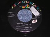THE NORMAN PETTY TRIO ( BUDDY HOLLY ) - ALMOST PARADISE / 1957 US Reissue 7" Single With PICTURE SLEEVE 