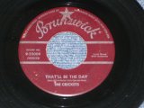 THE CRICKETS ( BUDDY HOLLY ) - THAT'LL BE THE DAY / 1957 US Original 7" Single 