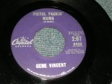GENE VINCENT - PISTOL PACKIN' MAMA / 1959 US ORIGINAL 7"Single 