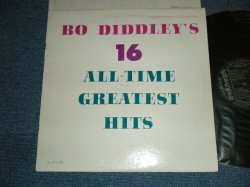 画像1: BO DIDDLEY - BO DIDDLEY'S 16 GREATEST HITS  / 1964 US  ORIGINAL BLACK With SILVER Print Label Used MONO LP 
