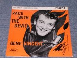 GENE VINCENT - RACE WITH THE DEVIL / 1962 UK ORIGINAL 7"EP With PICTURE SLEEVE 
