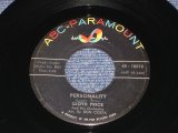 LLOYD PRICE - PERSONALITY ( Ex+ / Ex+ ) / 1959 US ORIGINAL 7" SINGLE  