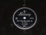 RAVENS - WHY DID YOU LEAVE ME / US ORIGINAL 78rpm SP 