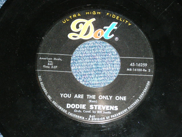 DODIE STEVENS - LET ME TELL YOU 'BOUT JOHNNY   / 1961 US ORIGINAL Used 7