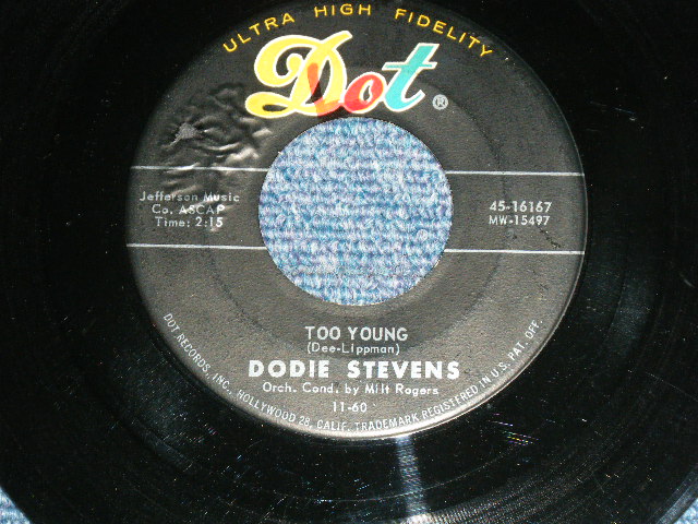 DODIE STEVENS - YES, I'M LONESOME TONIGHT (Answer Song to 