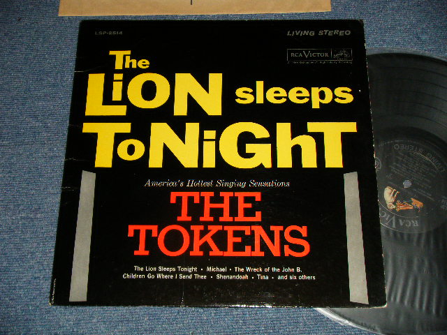 THE TOKENS - THE LION SLEEPS TONIGHT ( Ex/Ex++ EDSP) / 1961 US AMERICA ORIGINAL STEREO Used LP    