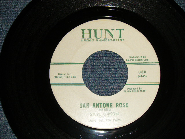 Steve Gibson And The Original Red Caps - A)San Antone Rose   B)Where Are You? (Ex++?Ex++) / 1960 US AMERICA ORIGINAL Used 7