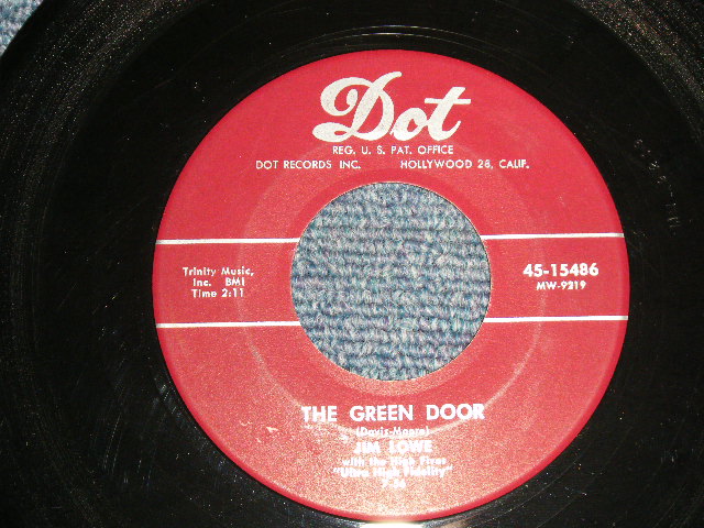 JIM LOWE with HIGH FIVES - A)THE GREEN DOOR   B)THE LITTLE MAN IN CHINA TOWN (Ex++/Ex++) / 1956 US AMERICA ORIGINAL Used 7