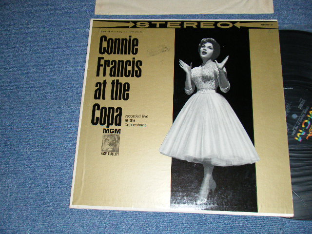 CONNIE FRANCIS - CONNIE FRANCIS AT THE COPA (Ex+/Ex+++ Looks:Ex++, Ex+++ STPOBC, STPOBC, SWOFC)/ 1961 US AMERICA ORIGINAL STEREO Used LP 
