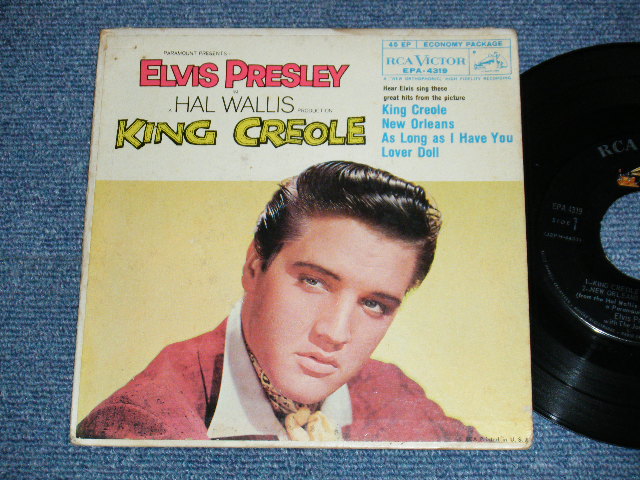 ELVIS PRESLEY - KING CREOLE VOL.1(Matrix #A)1S B)2S) (EARLY Label) (Ex+, VG+++/Ex++) / 1958 US ORIGINAL 
