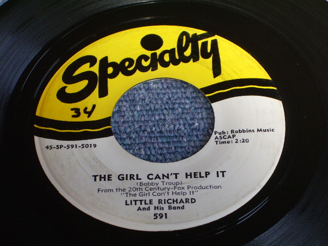 LITTLE RICHARD - THE GIRL CAN'T HELP IT / 1956 US ORIGINAL 7