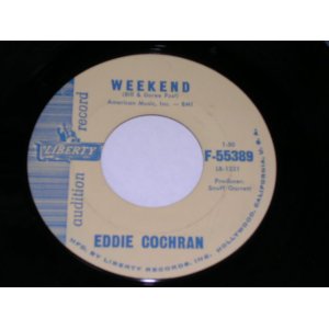 画像: EDDIE COCHRAN - WEEKEND / 1961 US ORIGINAL 7" Single  