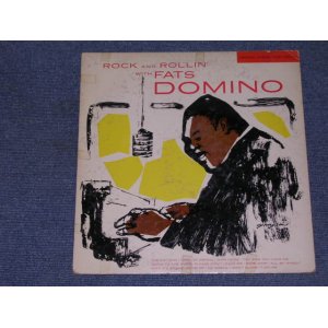 画像: FATS DOMINO - ROCK AND ROLLIN' WITH FATS DOMINO ( VG+/VG+++ )  / 1956 US AMERICA ORIGINAL "1st Press MAROON Label"  MONO Used  LP 