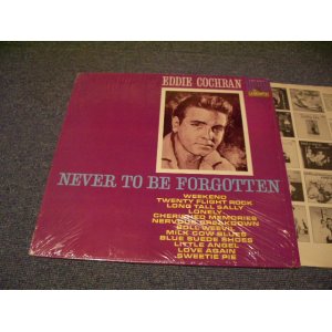 画像: EDDIE COCHRAN - NEVER TO BE FORGETTEN ( MINT-/MINT- ) /1962 US ORIGINAL mono LP With SHRINK WRAP  