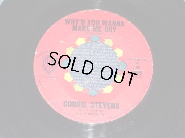 画像1: CONNIE STEVENS - WHY YOU WANNA MAKE ME CRY / 1962 US ORIGINAL 7" SINGLE