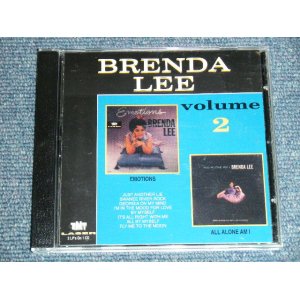 画像: BRENDA LEE - VOLUME 2 : EMOTIONS + ALL ALONE AM I ( 2 in 1 ) / 1992 US RE-PRESS Brand New CD-R  