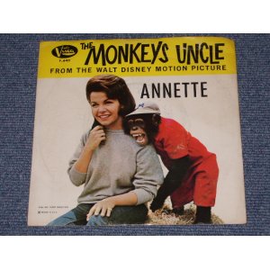 画像: ANNETTE With THE BEACH BOYS - MONKEYS UNCLE / 1965 US ORIGINAL With PICTURE SLEEVE 7" SINGLE 