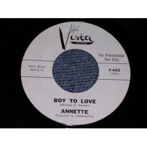 画像: ANNETTE - BOY TO LOVE / 1965 US ORIGINAL WHITE LABEL PROMO 7" SINGLE  