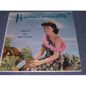 画像: ANNETTE - HAWAIIANNETTE( Ex++/Ex++ )  / 1960 US AMERICA ORIGINAL MONO Used LP  