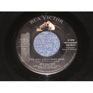 画像: ANN GRAYSON - I'VE JUST DISCOVERED BOYS / 1959 US Original 7" Single  