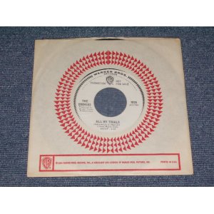 画像: THE COOKIES - ALL MY TRAILS / 1967 US ORIGINAL White Label Promo 7" SINGLE With COMPANY SLEEVE 