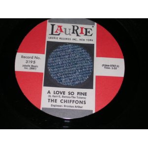 画像: THE CHIFFONS - A LOVE SO FINE (Ex+++/Ex+++ ) /  1963 US AMERICA  ORIGINAL Used 7" Single  