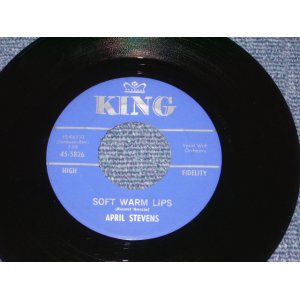 画像: APRIL STEVENS - SOFT WARM LIPS / 1963 US ORIGINAL 7" SINGLE  