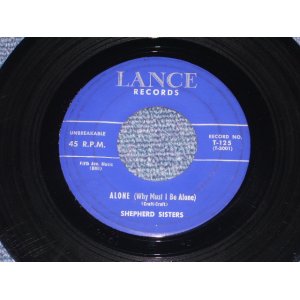 画像: THE SHEPHERD SISTERS - ALONE / 1957 US ORIGINAL 7" SINGLE  