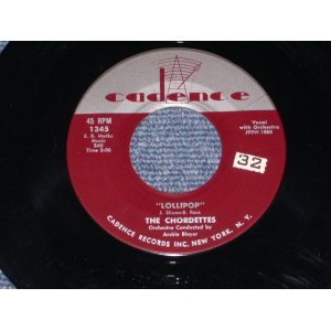 画像: THE CHORDETTES - ZORRO / 1958 US ORIGINAL 7" SINGLE  