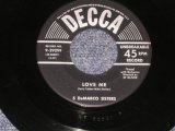 画像: 5 DeMARCO SISTERS - LOVE ME / 1954 US ORIGINAL 7" SINGLE