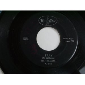 画像: THE 4 FOUR SEASONS - STAY / 1963 US ORIGINAL 7"SINGLE  