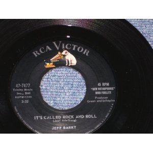 画像: JEFF BARRY - IT'S CALLED ROCK AND ROLL / 1959 US Original 7" Single  