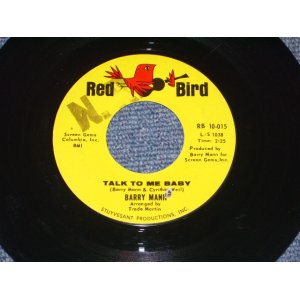 画像:  BARRY MANN - TALK TO ME BABY / 1964 US ORIGINAL 7" SINGLE   