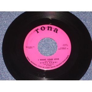 画像: STEVE BARRI - I WANT YOUR LOVE / 1961 US ORIGINAL 7" SINGLE 