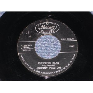 画像: JOHNNY PRESTON - RUNNING BEAR / 1959 US ORIGINAL 7" SINGLE  