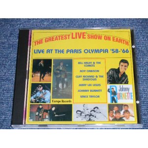 画像: v.a. OMNIBUS (SHADOWS,CLIFF RICHARD,BILL HALEY,ROY ORBISON,JERRY LEE LEWIS,VINCE TAYLOR,JOHNNY BURNETTE ) - THE GREATEST LIVE SHOW OMN EARTH LIVE AT PARIS OLYMPIA '58-'66 / EU ORIGINAL Brand New CD  