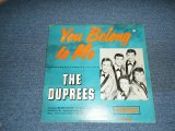 画像: THE DUPREES - YOU BELONG TO ME ( Ex-/Ex+ ) / 1962 CANADA ORIGINAL Mono LP 