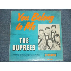 画像: THE DUPREES - YOU BELONG TO ME / 1962 CANADA ORIGINAL Mono LP 