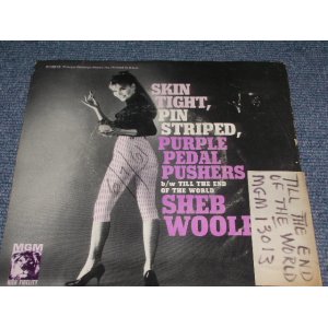 画像: SHEB WOOLEY - SKIN TIGHT, PIN STRIPED , PURPLE PEDAL PUSHERS / 1961 US ORIGINAL 7"SINGLE With PICTURE SLEEVE  