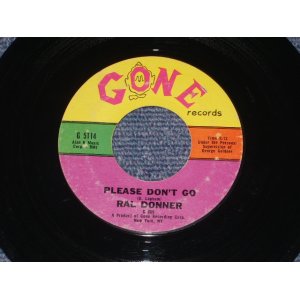 画像: RAL DONNER - PLEASE DON'T GO / 1961 US ORIGINAL 7"SINGLE